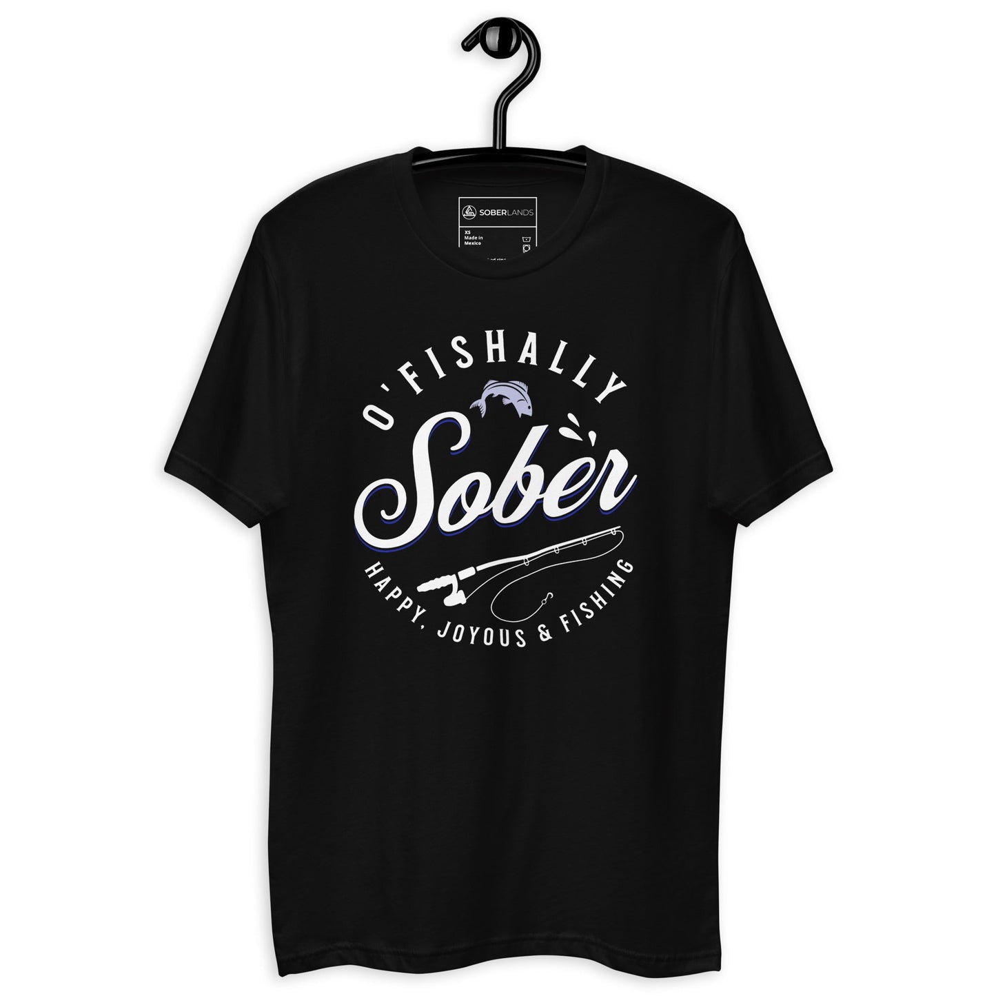 Fishing Men's Fitted Tee - Soberlands