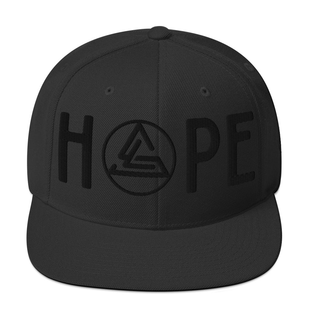 Hope BLACK Snapback - Soberlands