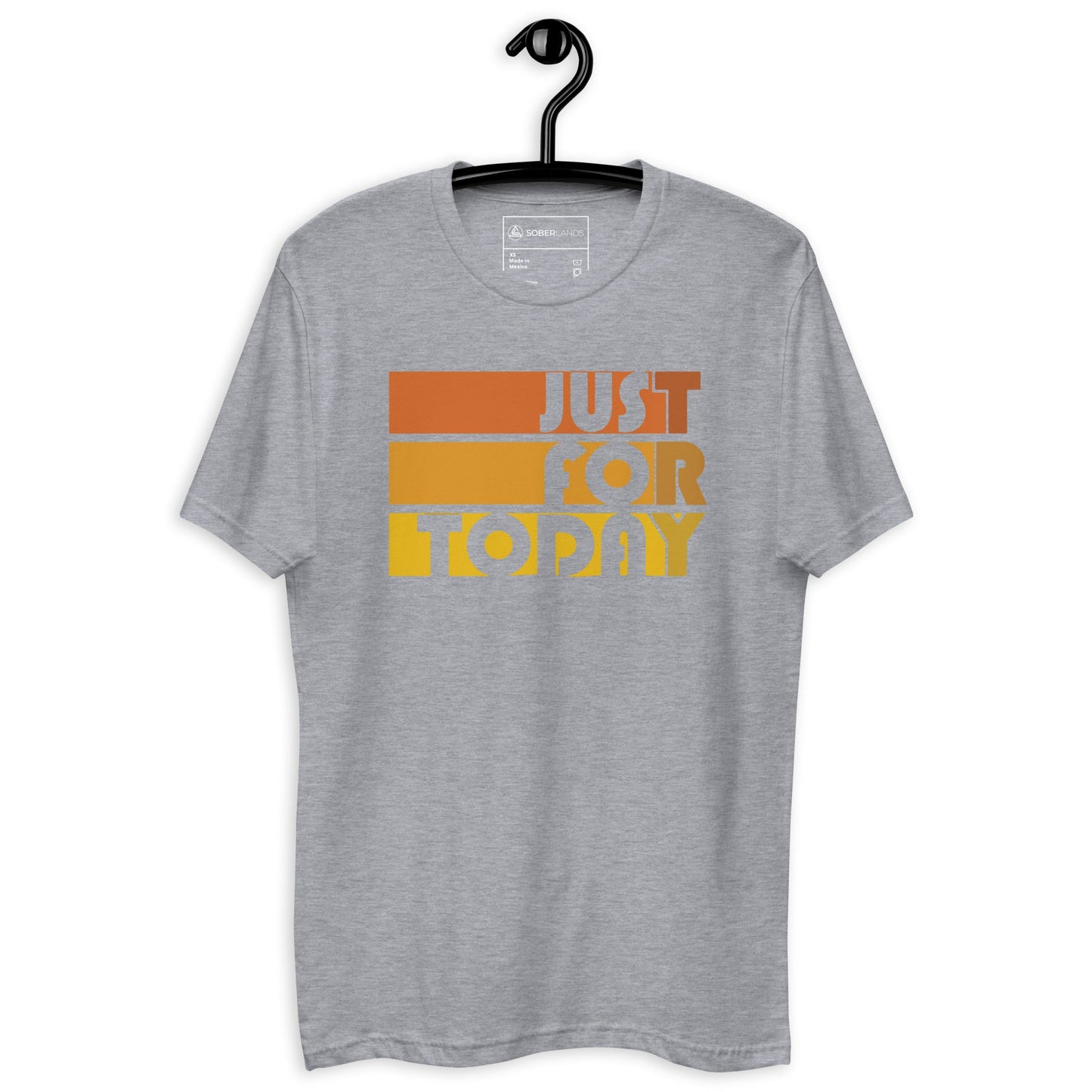 Just For Today Men's Fitted Tee - Soberlands