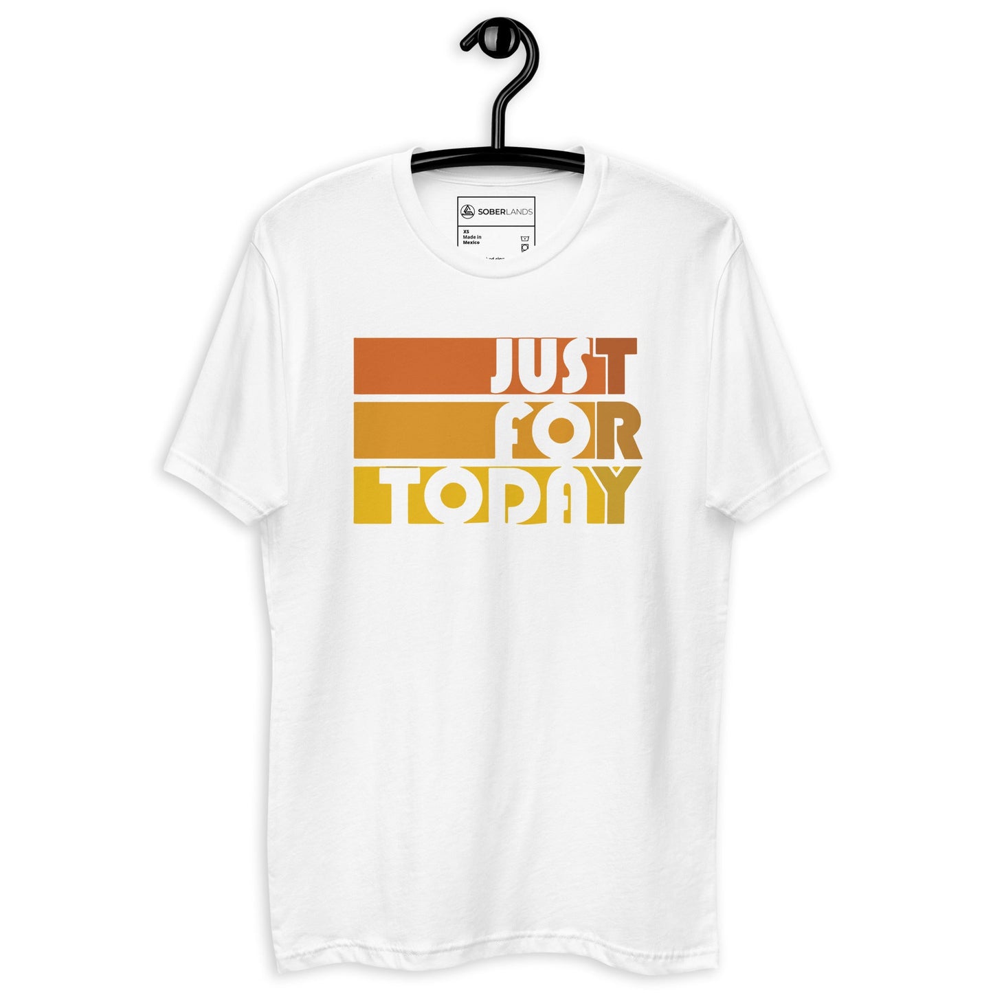 Just For Today Men's Fitted Tee - Soberlands
