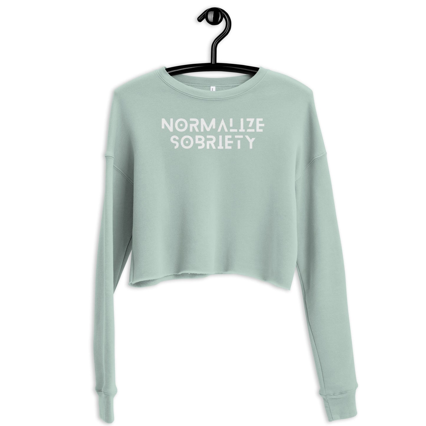 Normalize Sobriety Crop Sweatshirt - Soberlands