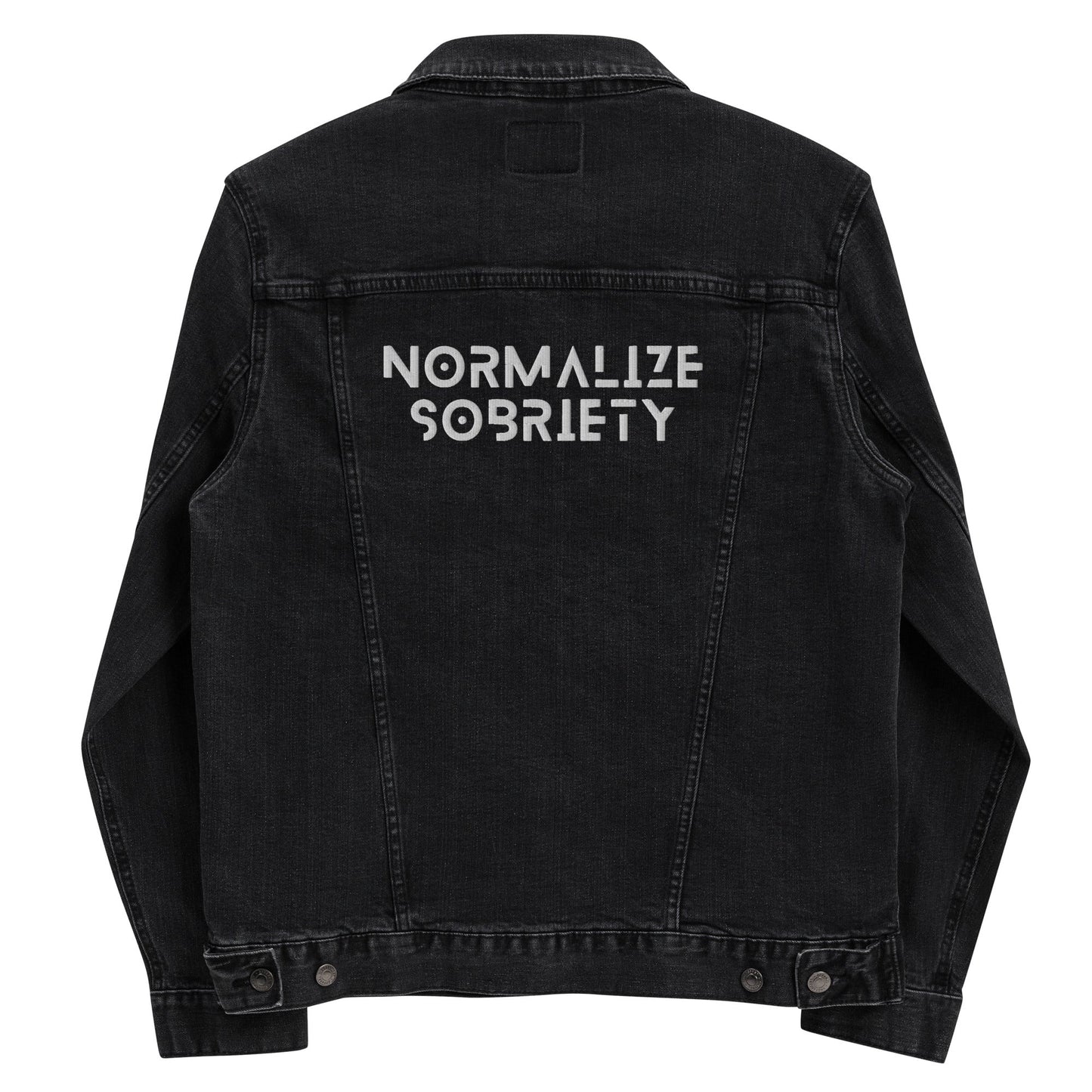 Normalize Sobriety Denim Jacket - Soberlands