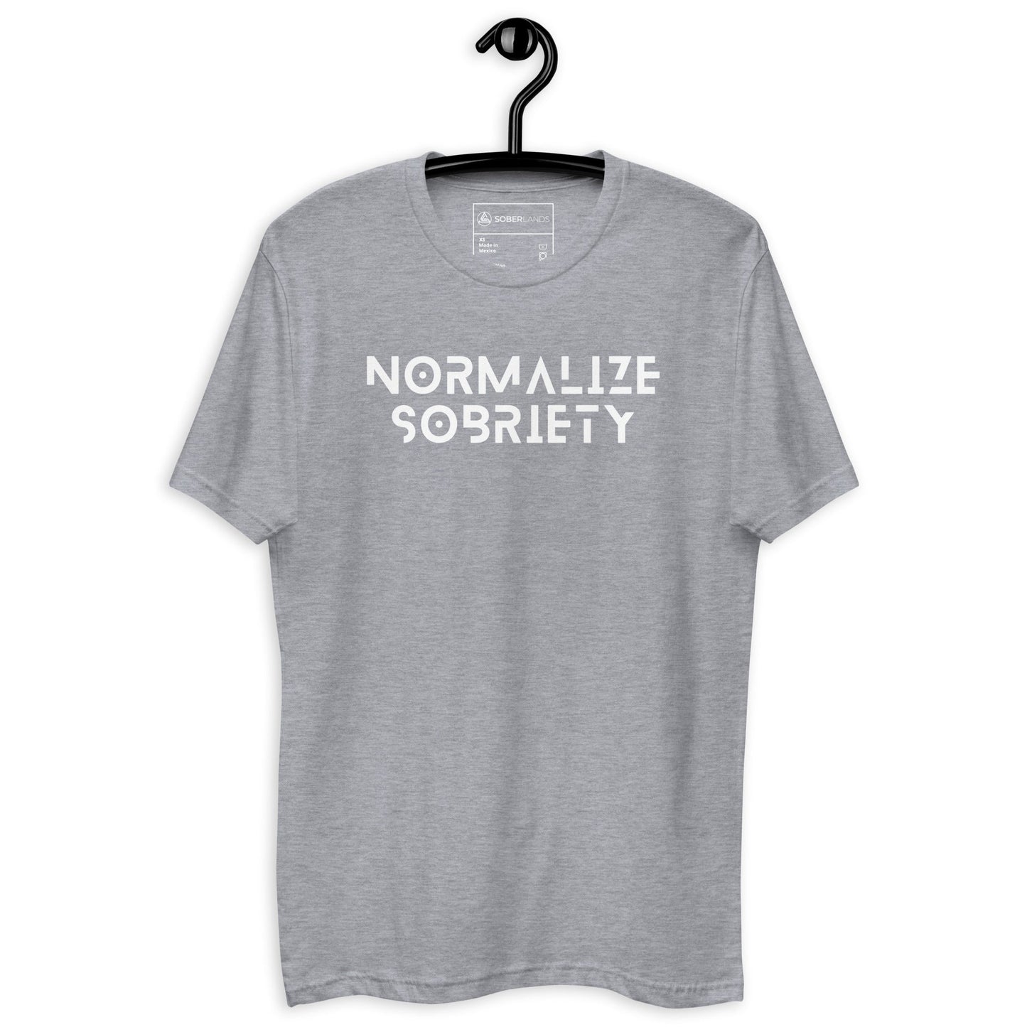 Normalize Sobriety Men's Fitted Tee - Soberlands