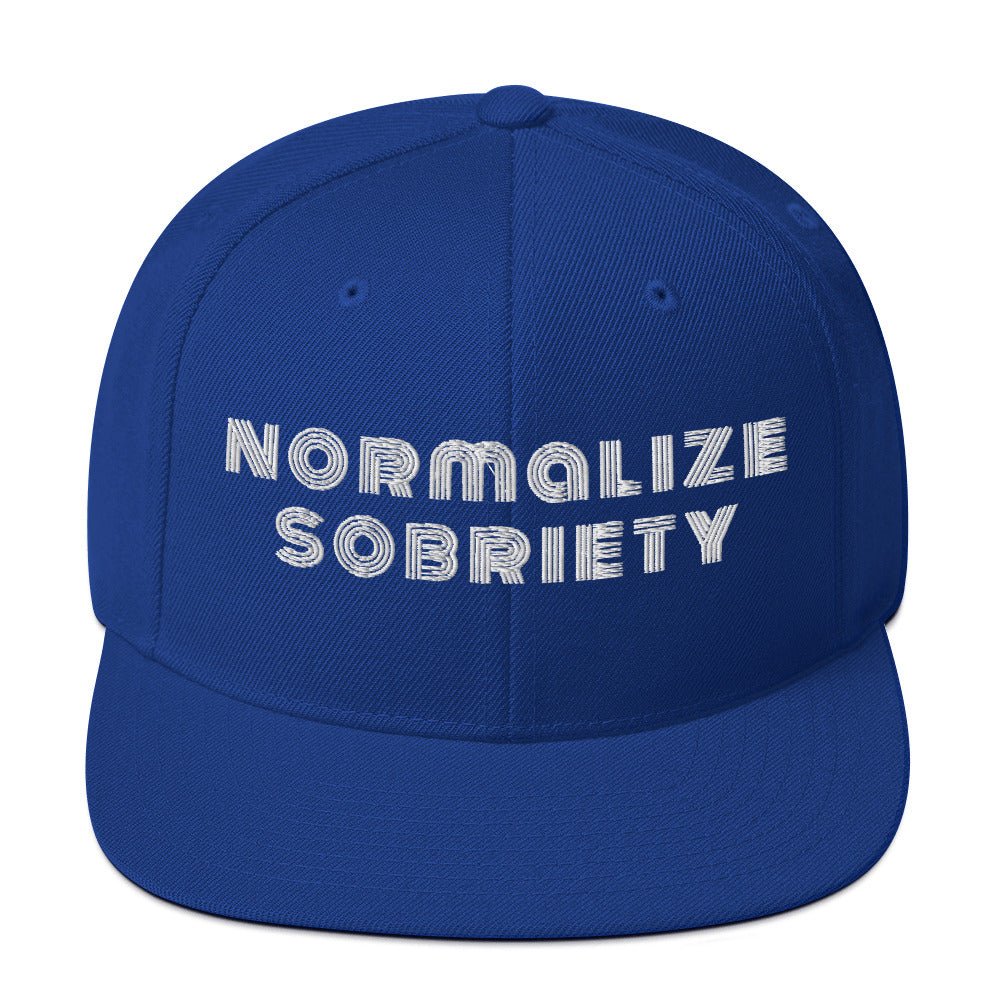 Normalize Sobriety (Stripe) Snapback - Soberlands