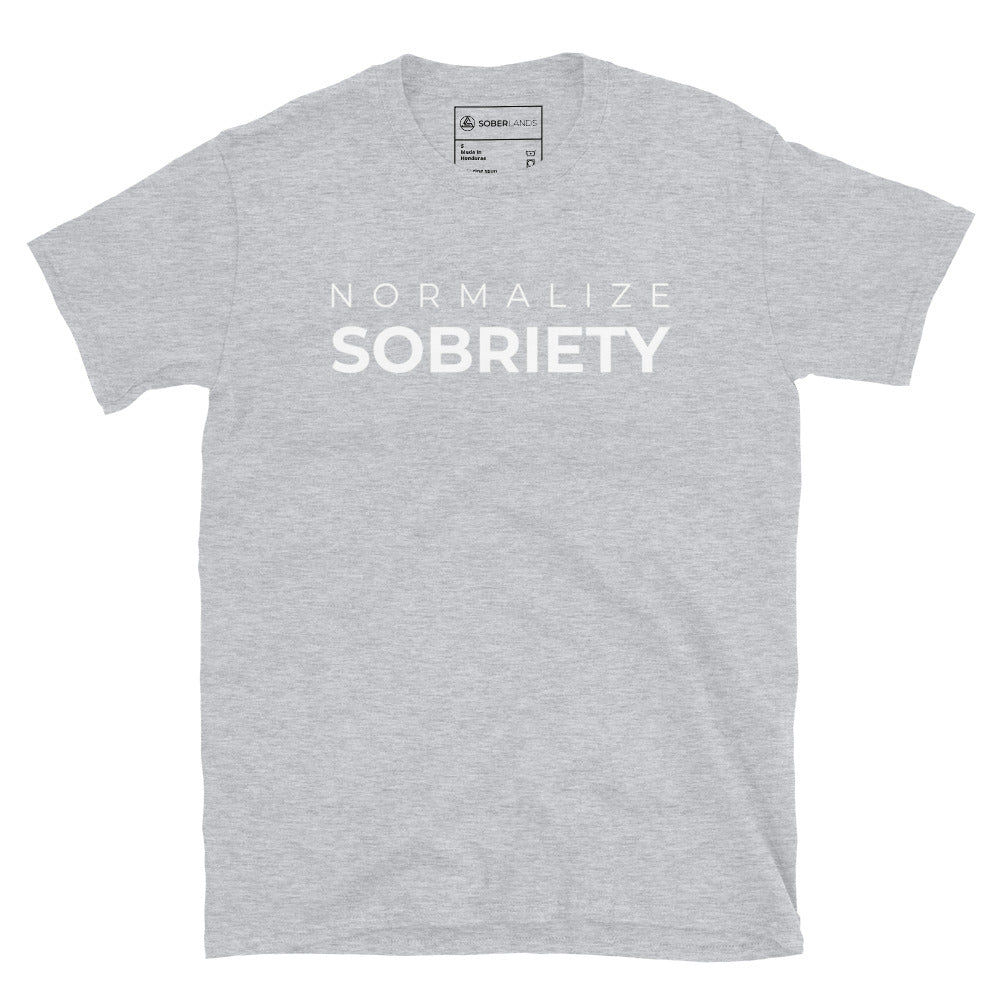 Normalize Sobriety Tee - Soberlands