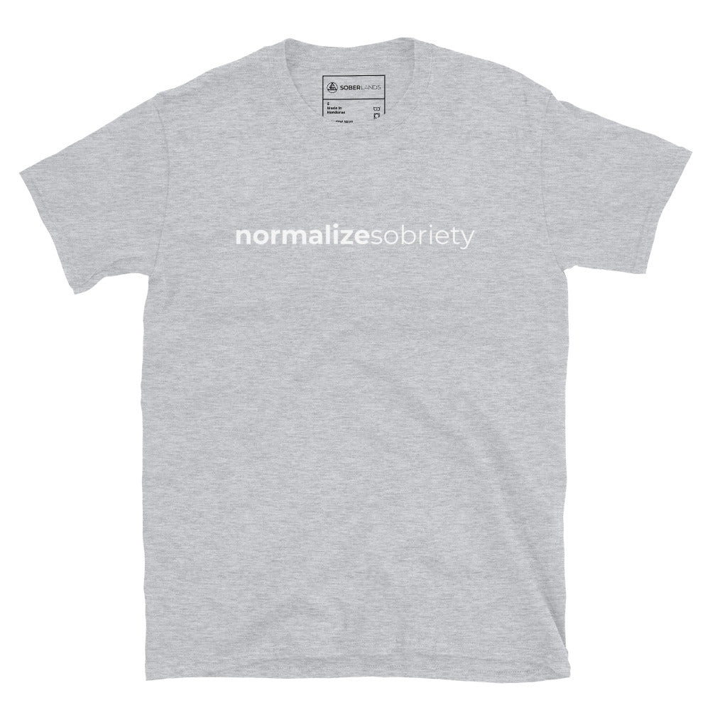 Normalize Sobriety Tee - Soberlands