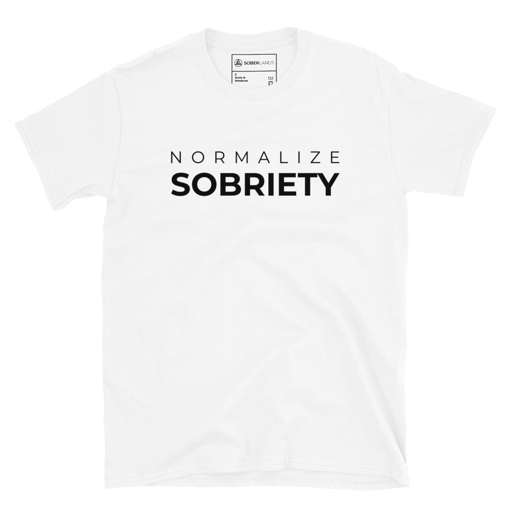 Normalize Sobriety Tee - Soberlands