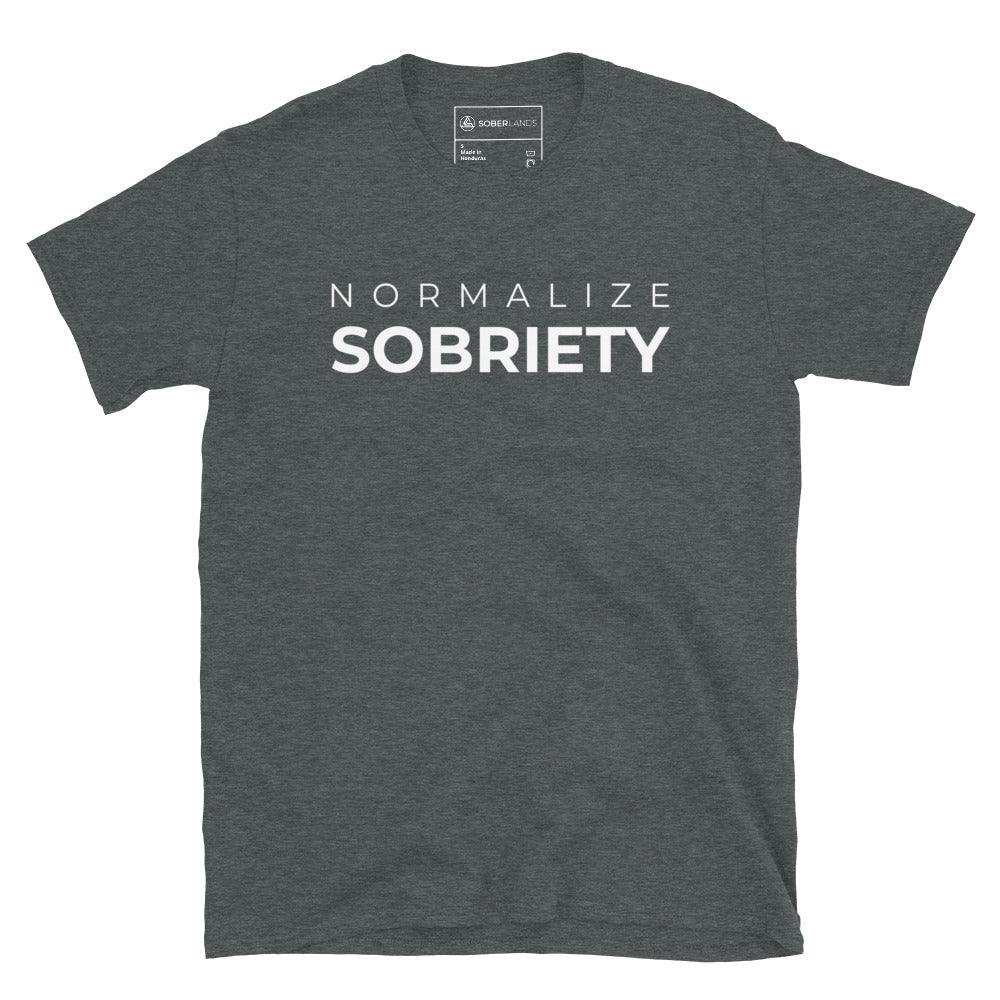 Normalize Sobriety Tee - Soberlands