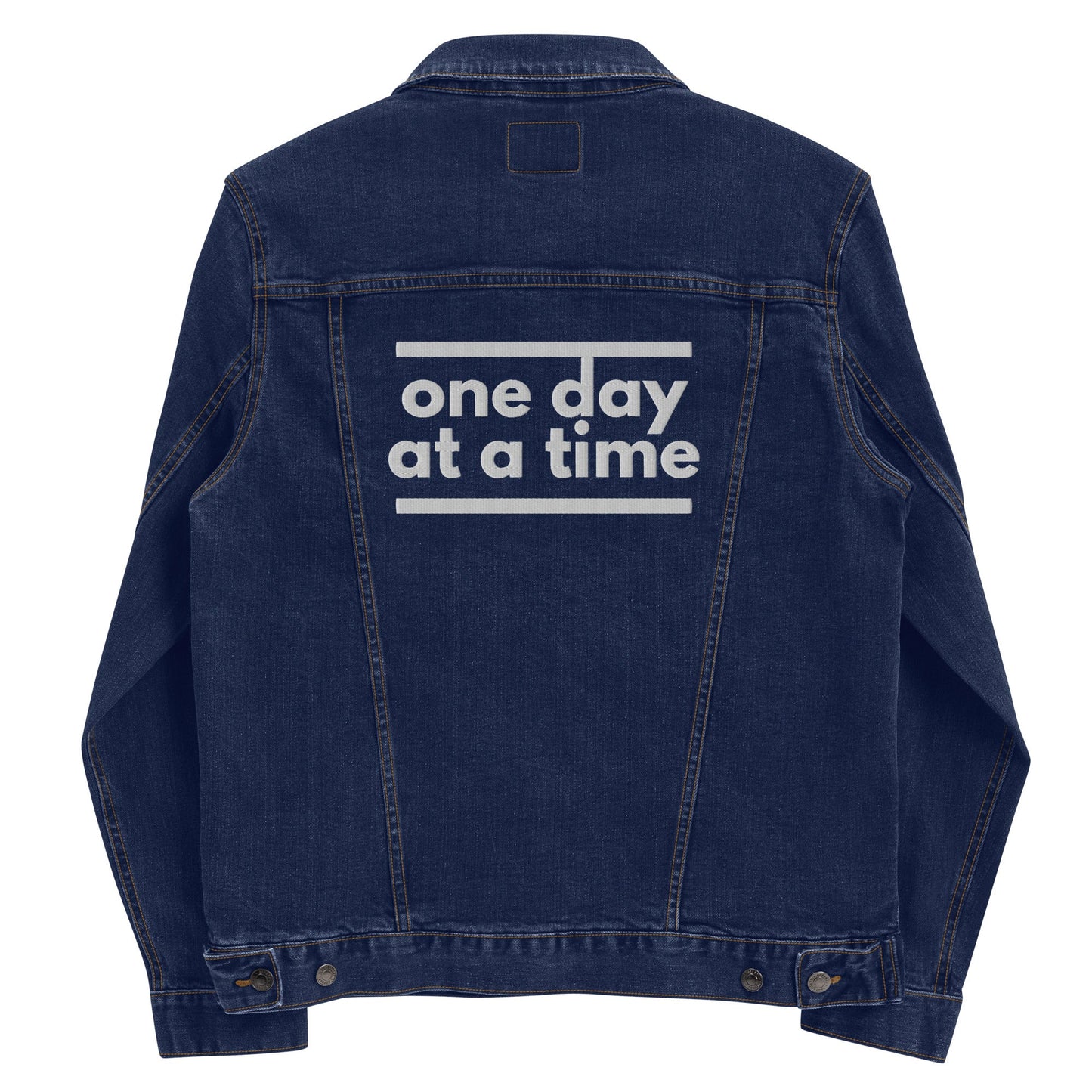 One Day At A Time Denim Jacket - Soberlands