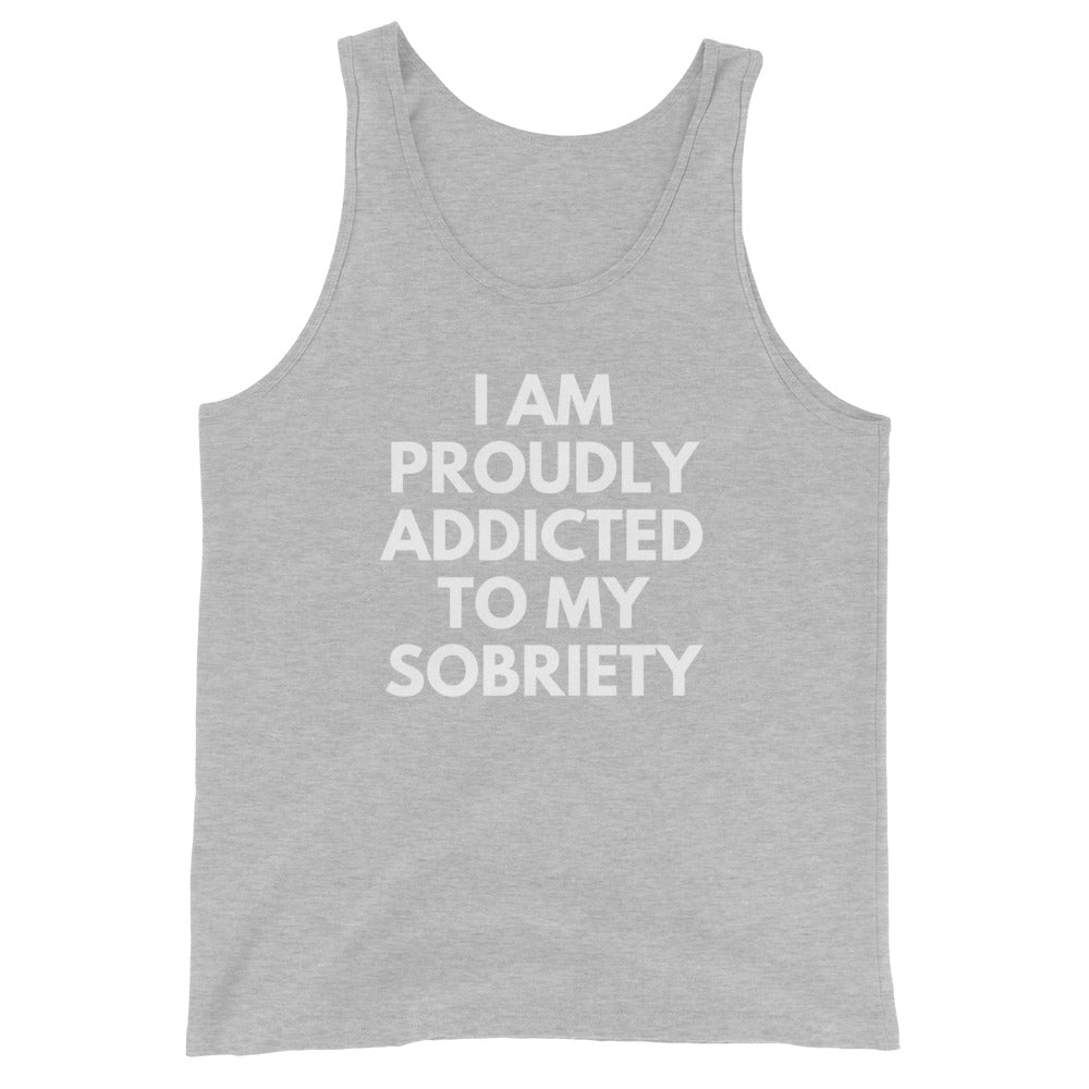 Proudly Addicted To Sobriety Tank - Soberlands