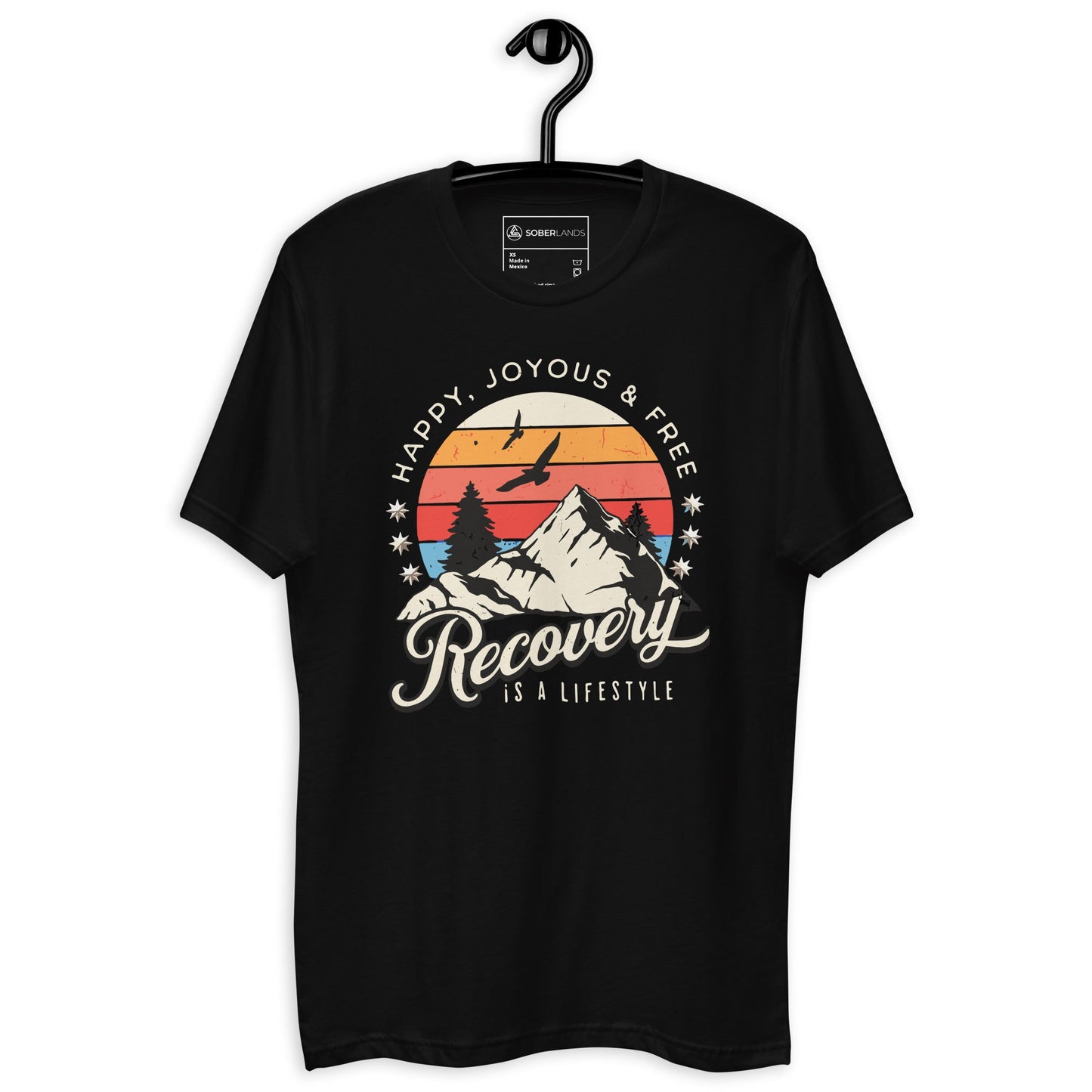 Recovery Men's Fitted Tee - Soberlands
