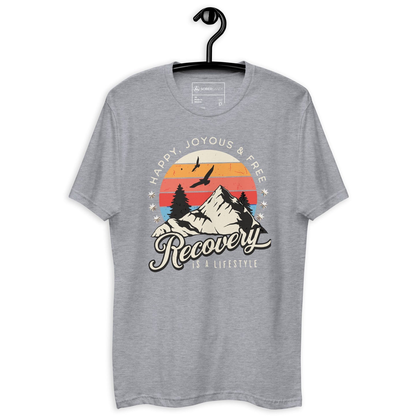 Recovery Men's Fitted Tee - Soberlands