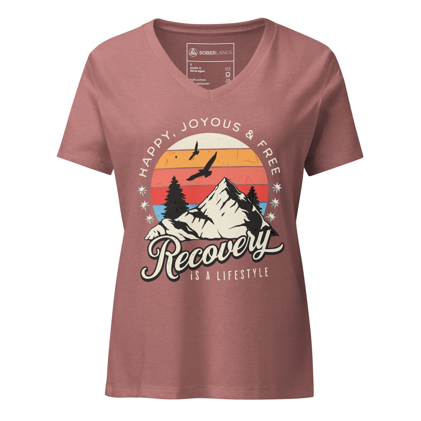 Recovery Women’s V - neck Tee - Soberlands