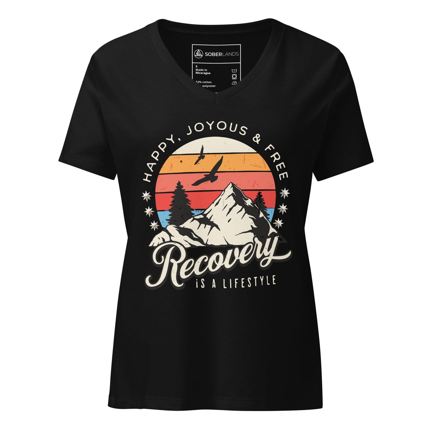 Recovery Women’s V - neck Tee - Soberlands