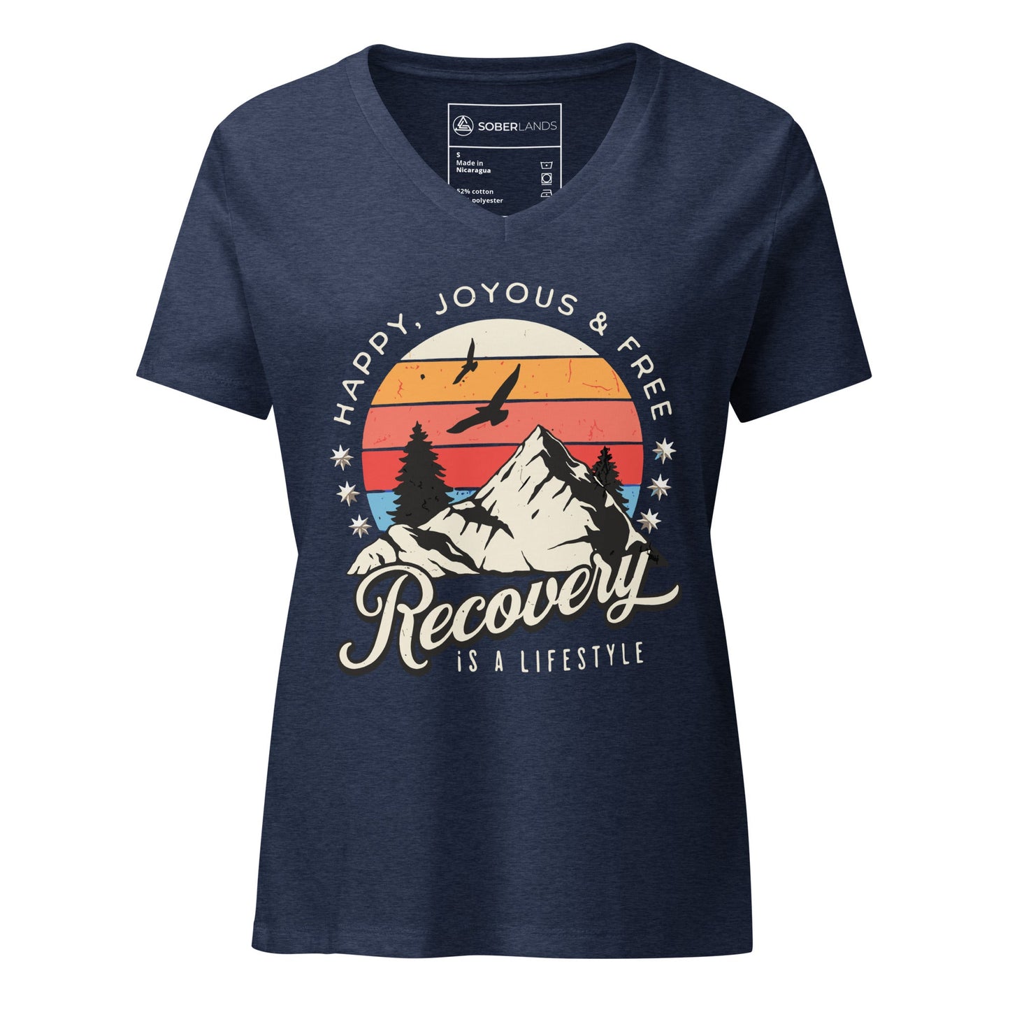 Recovery Women’s V - neck Tee - Soberlands