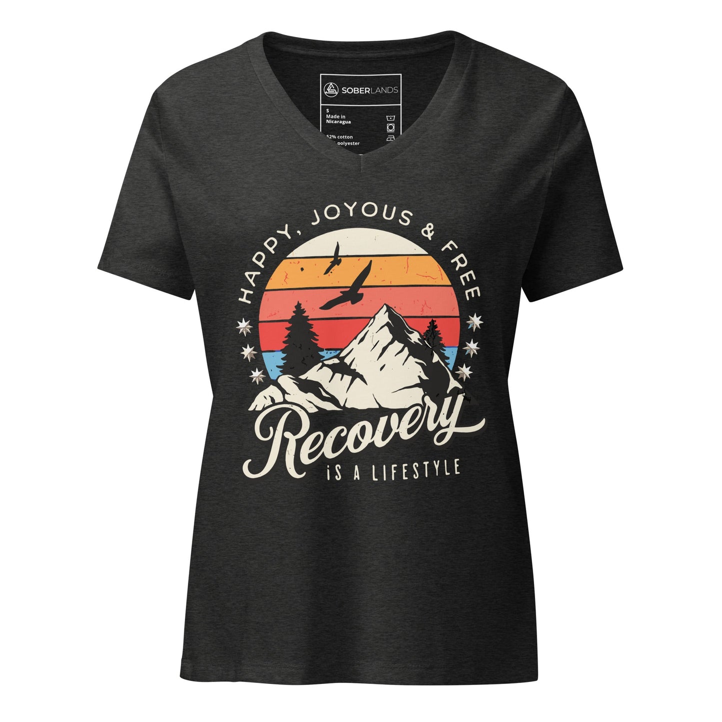 Recovery Women’s V - neck Tee - Soberlands