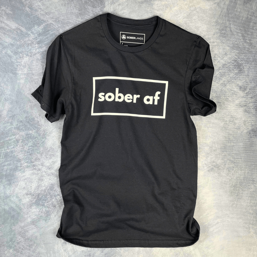 Sober AF Tee - Soberlands