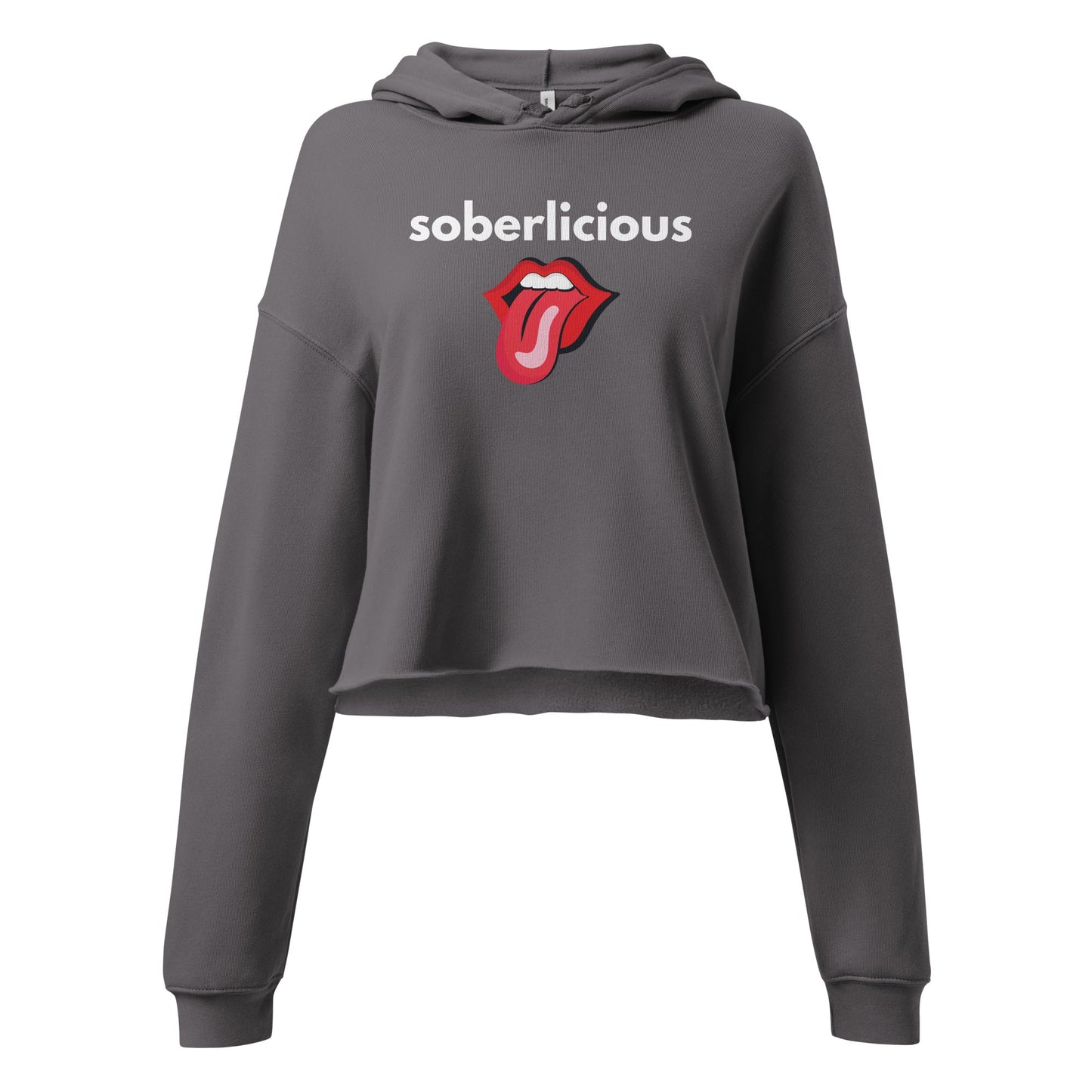 Soberlicious Crop Hoodie - Soberlands