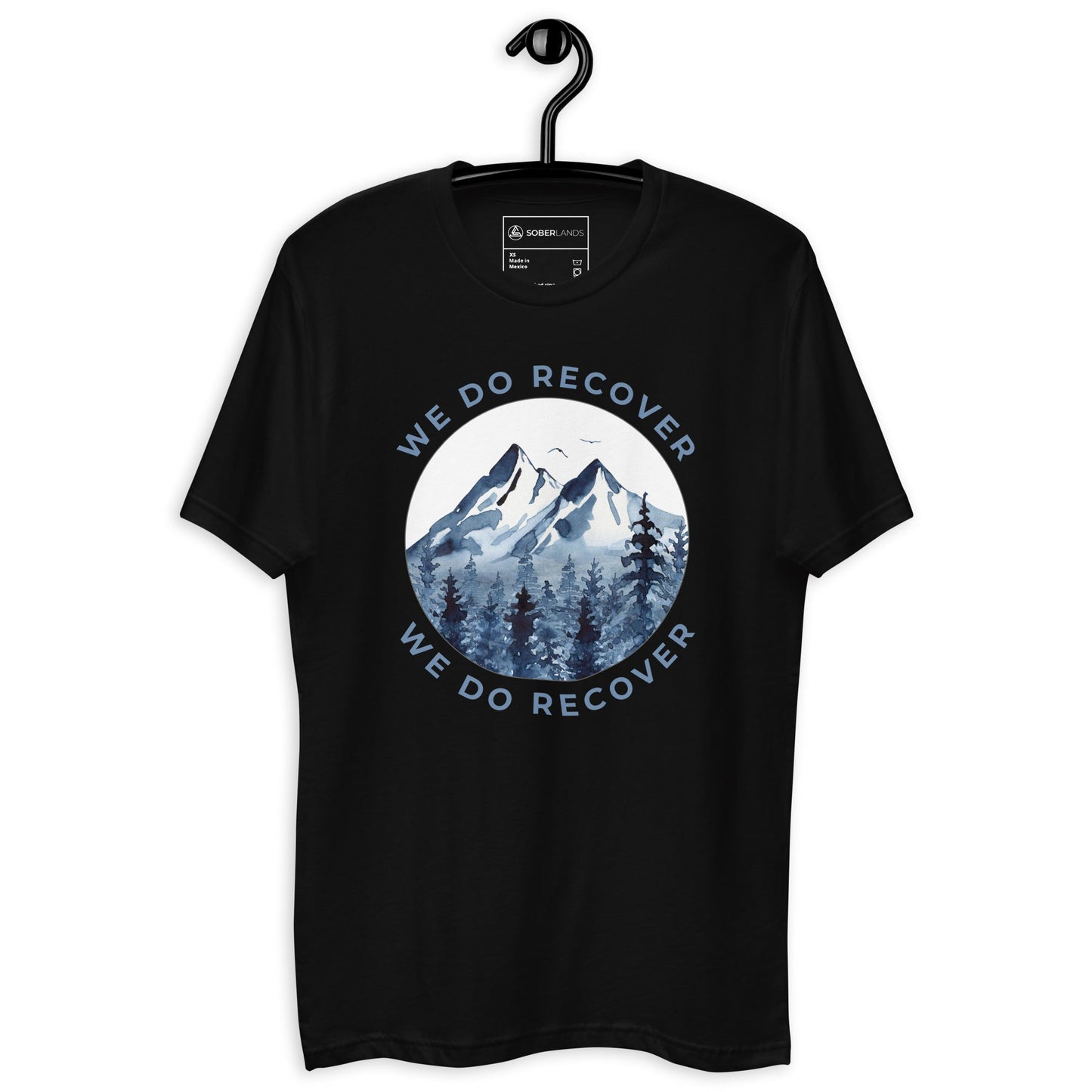 We Do Recover Men's Fitted Tee - Soberlands