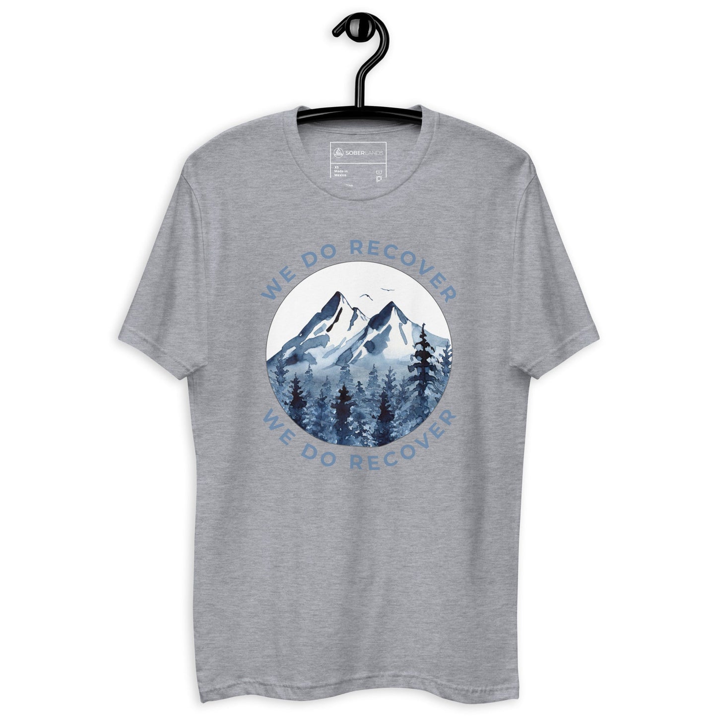 We Do Recover Men's Fitted Tee - Soberlands