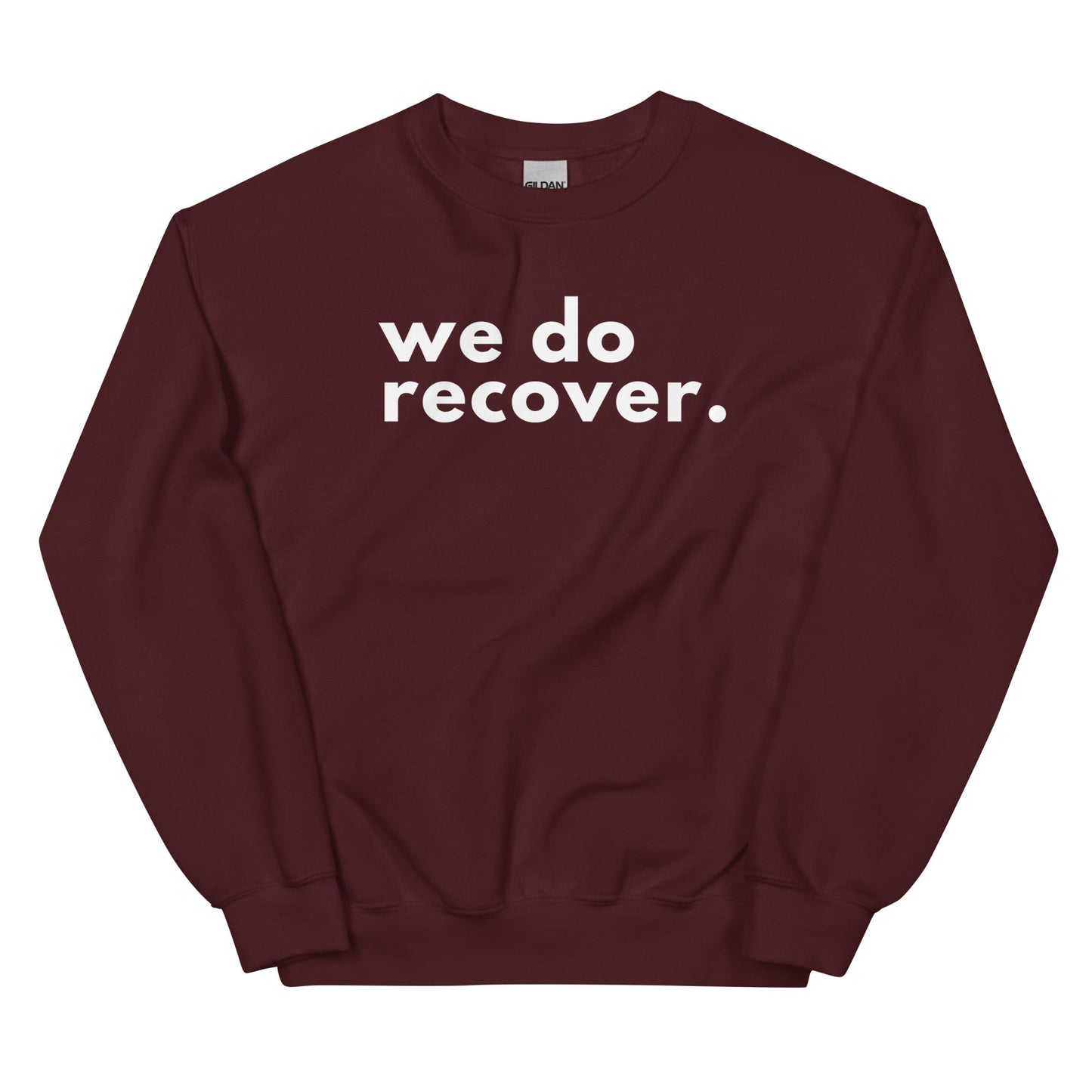 We Do Recover Sweatshirt - Soberlands