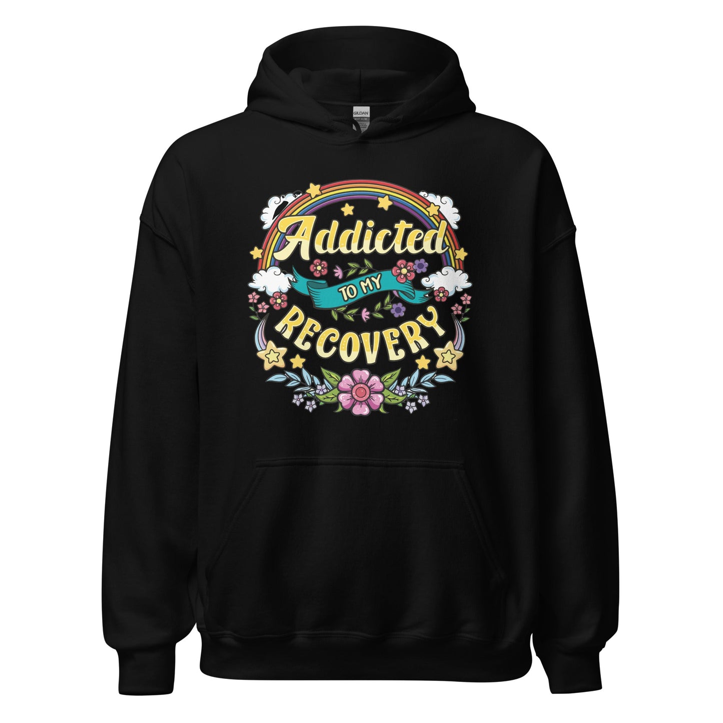 Addicted To My Recovery Hoodie - Soberlands