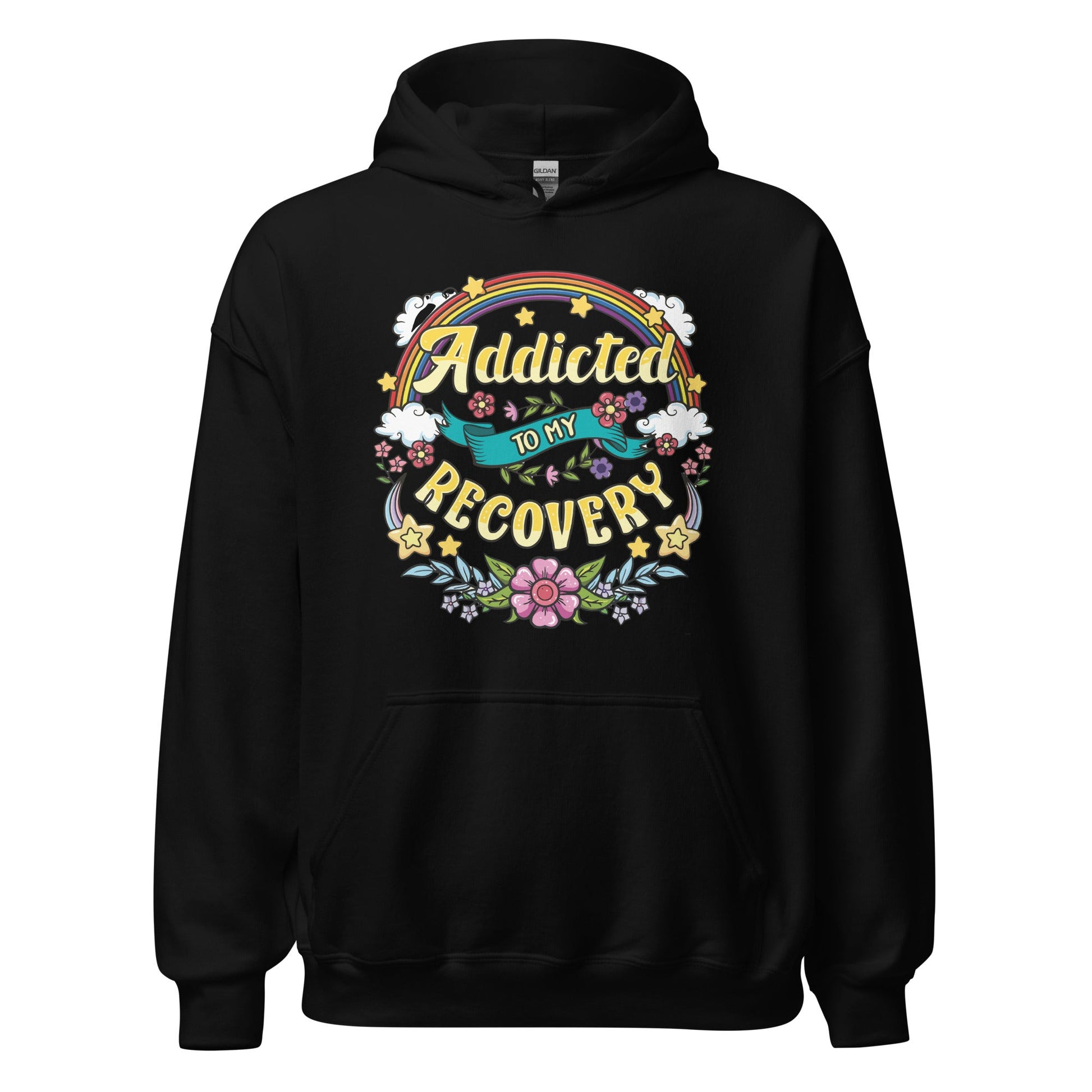 Addicted To My Recovery Hoodie - Soberlands