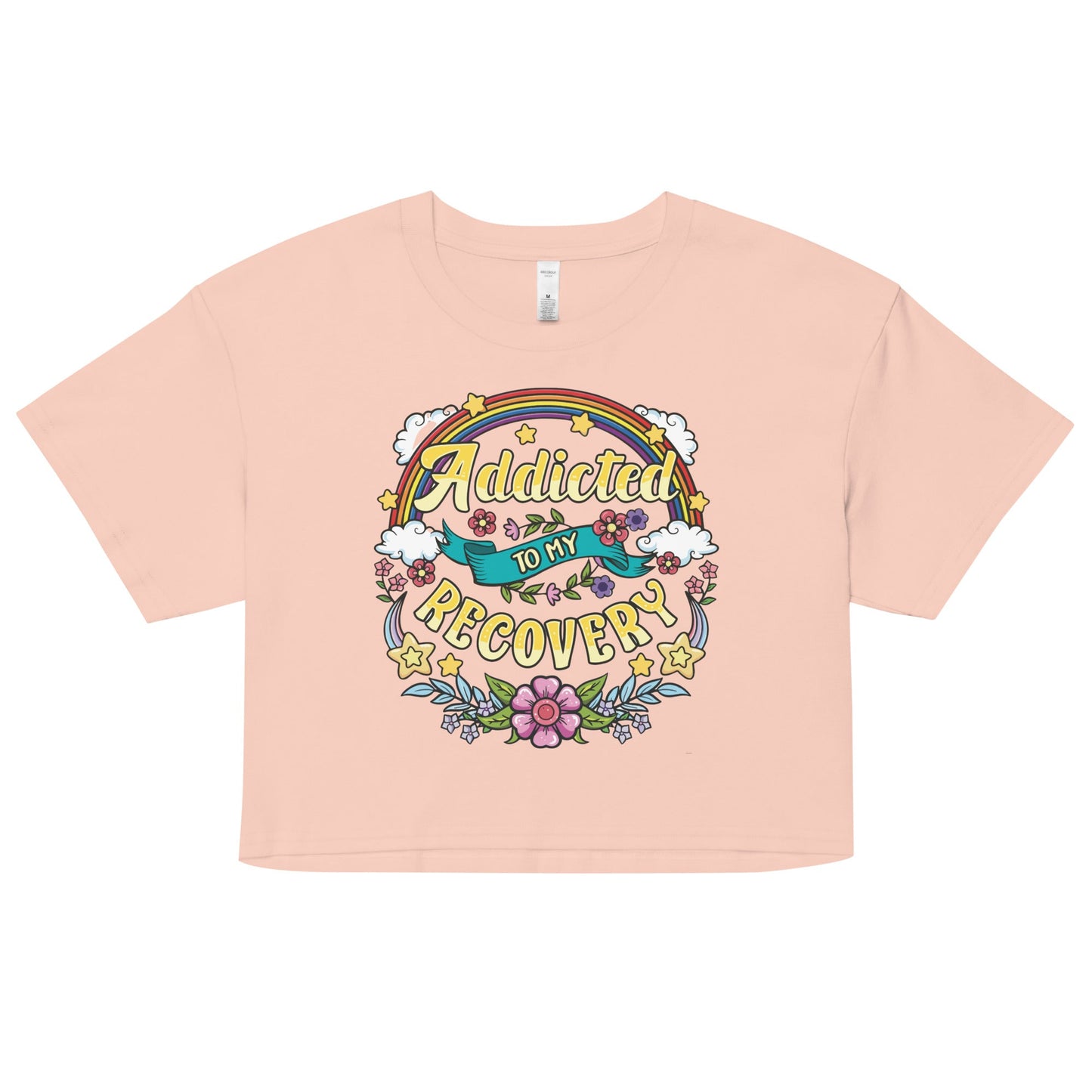 Addicted To My Recovery Women’s Crop Top - Soberlands