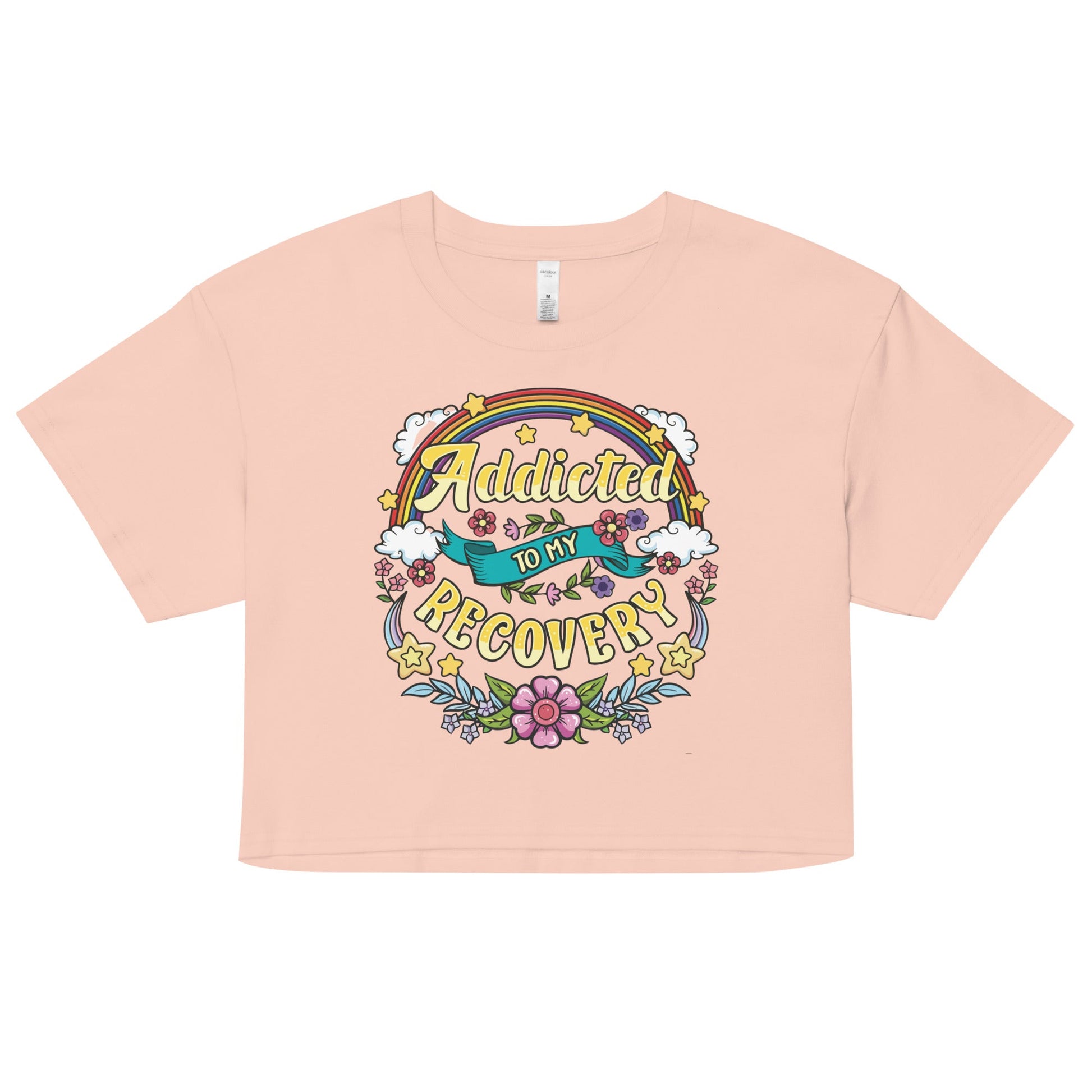 Addicted To My Recovery Women’s Crop Top - Soberlands