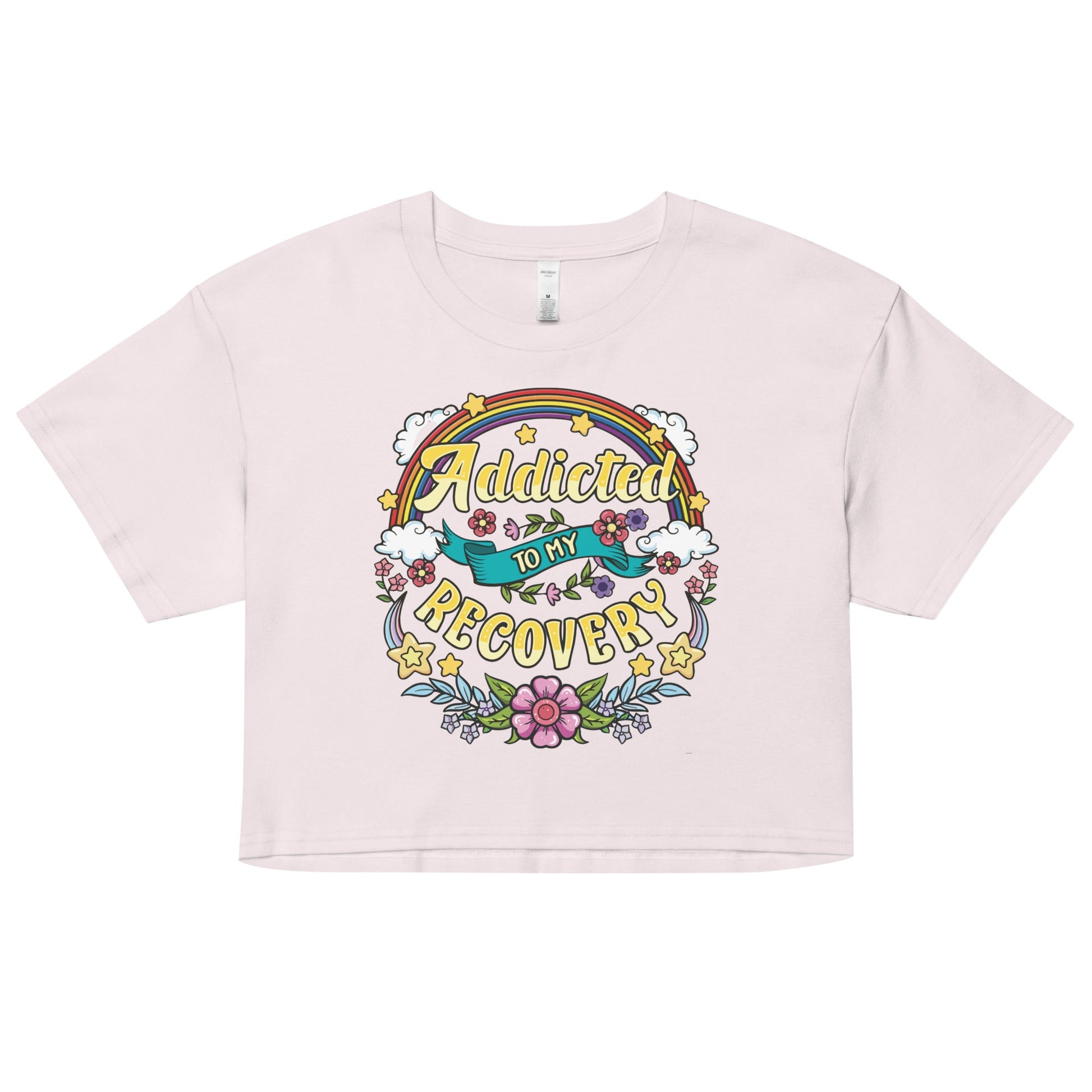 Addicted To My Recovery Women’s Crop Top - Soberlands