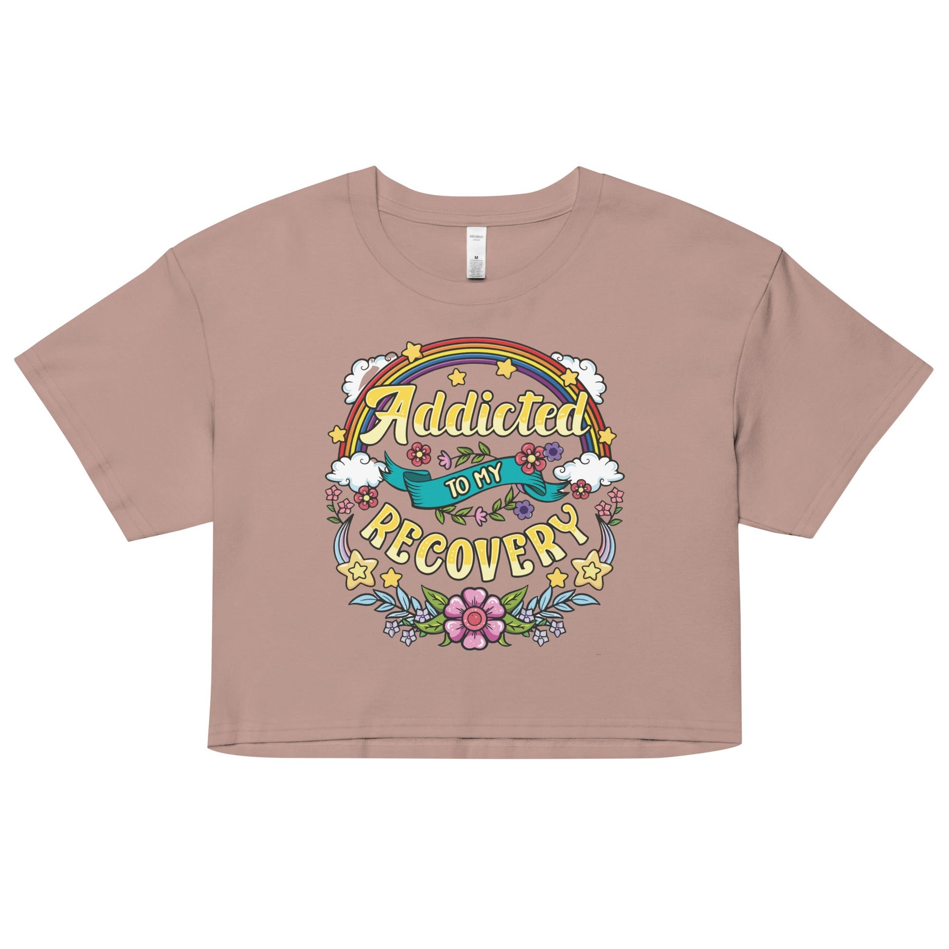Addicted To My Recovery Women’s Crop Top - Soberlands