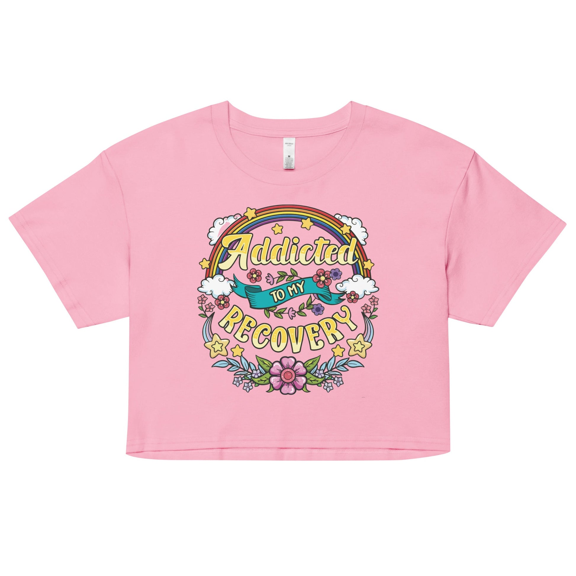 Addicted To My Recovery Women’s Crop Top - Soberlands