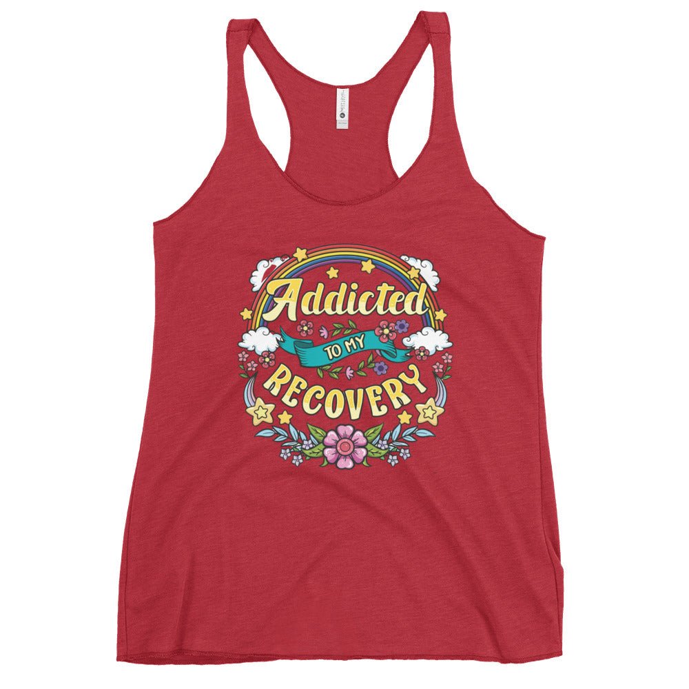 Addicted To My Recovery Women's Tank Top - Soberlands