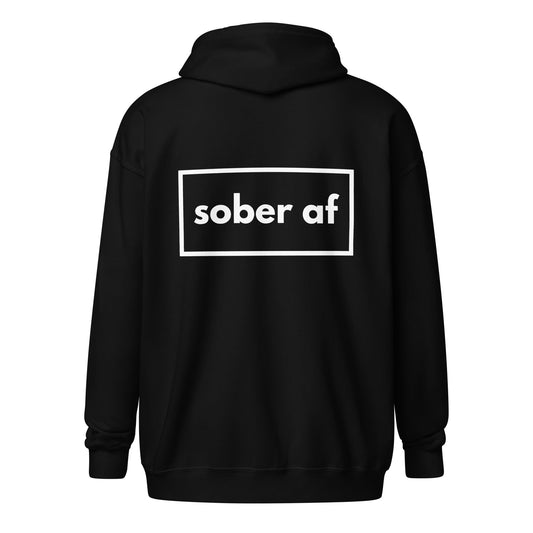 AF (back print) Zip Hoodie - Soberlands