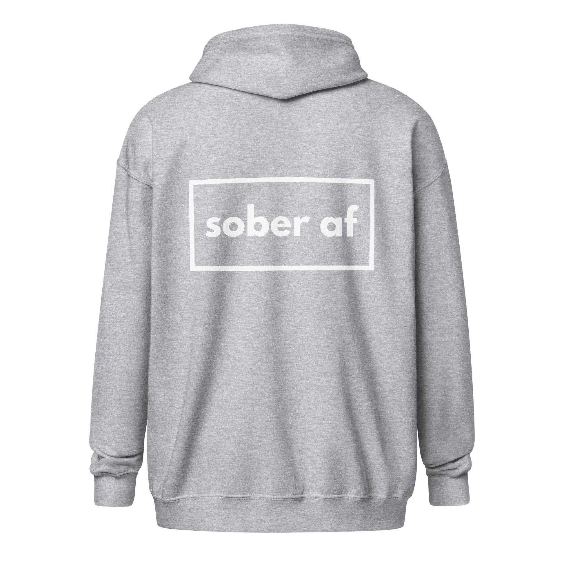 AF (back print) Zip Hoodie - Soberlands