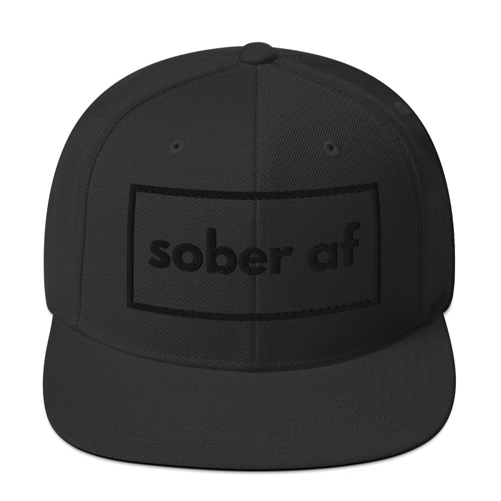 AF BLACK Snapback - Soberlands
