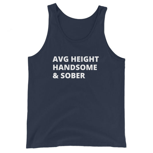 AVG Height Handsome & Sober Tank - Soberlands