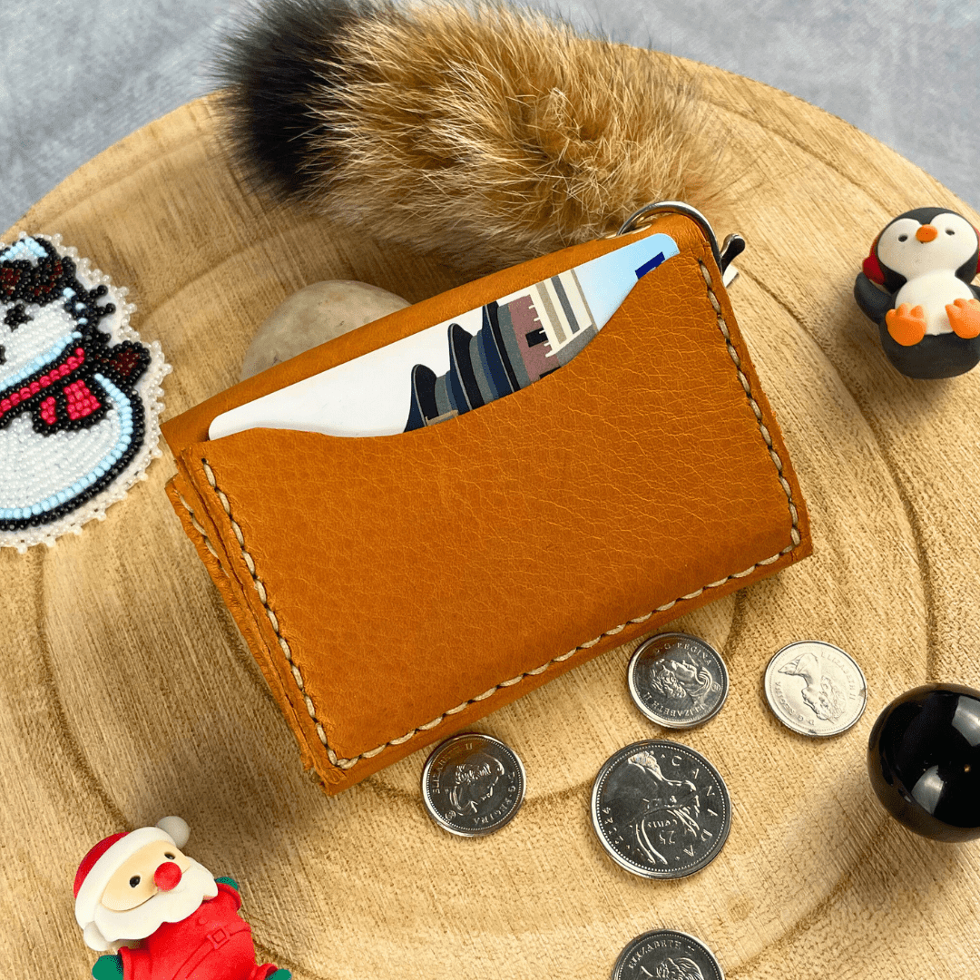 Handmade Leather Wallet (Sandstone) - Soberlands
