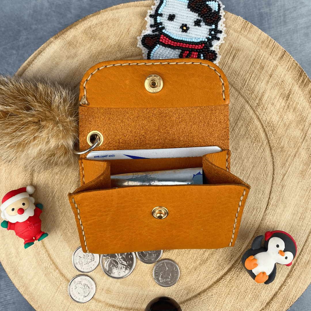 Handmade Leather Wallet (Sandstone) - Soberlands