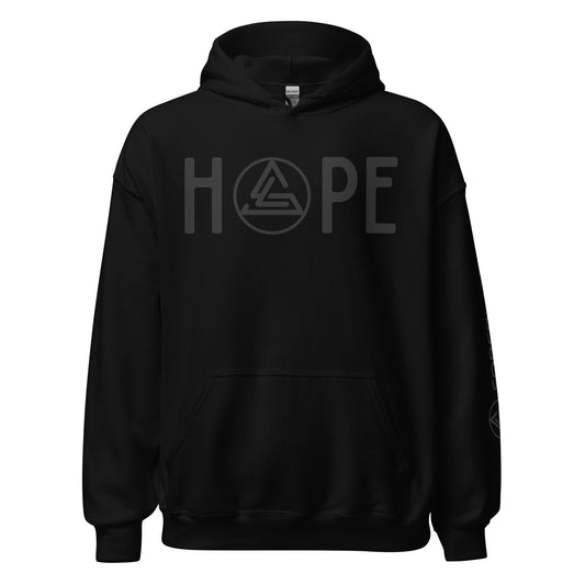 Hope BLACK Hoodie - Soberlands