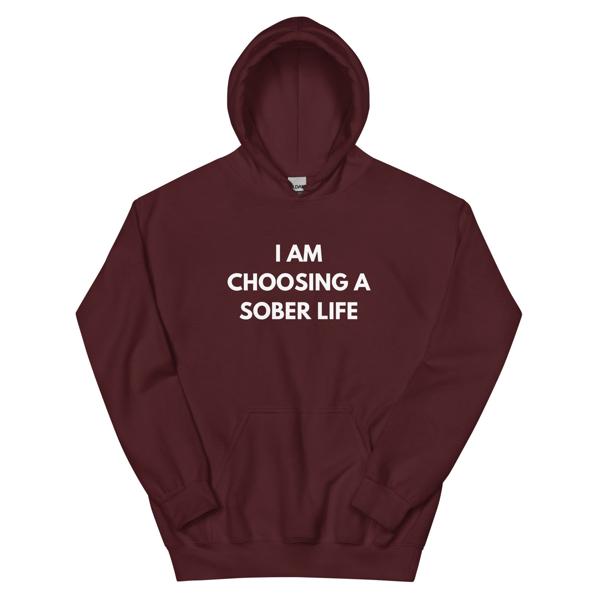 I Am Choosing A Sober Life Hoodie - Soberlands