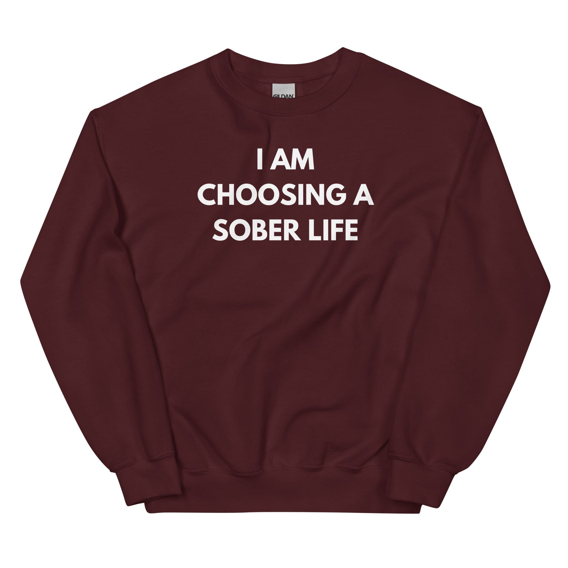 I Am Choosing A Sober Life Sweatshirt - Soberlands