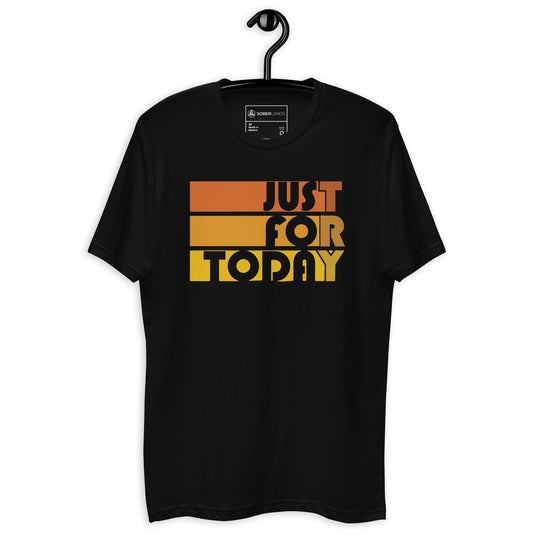 Just For Today Men's Fitted Tee - Soberlands