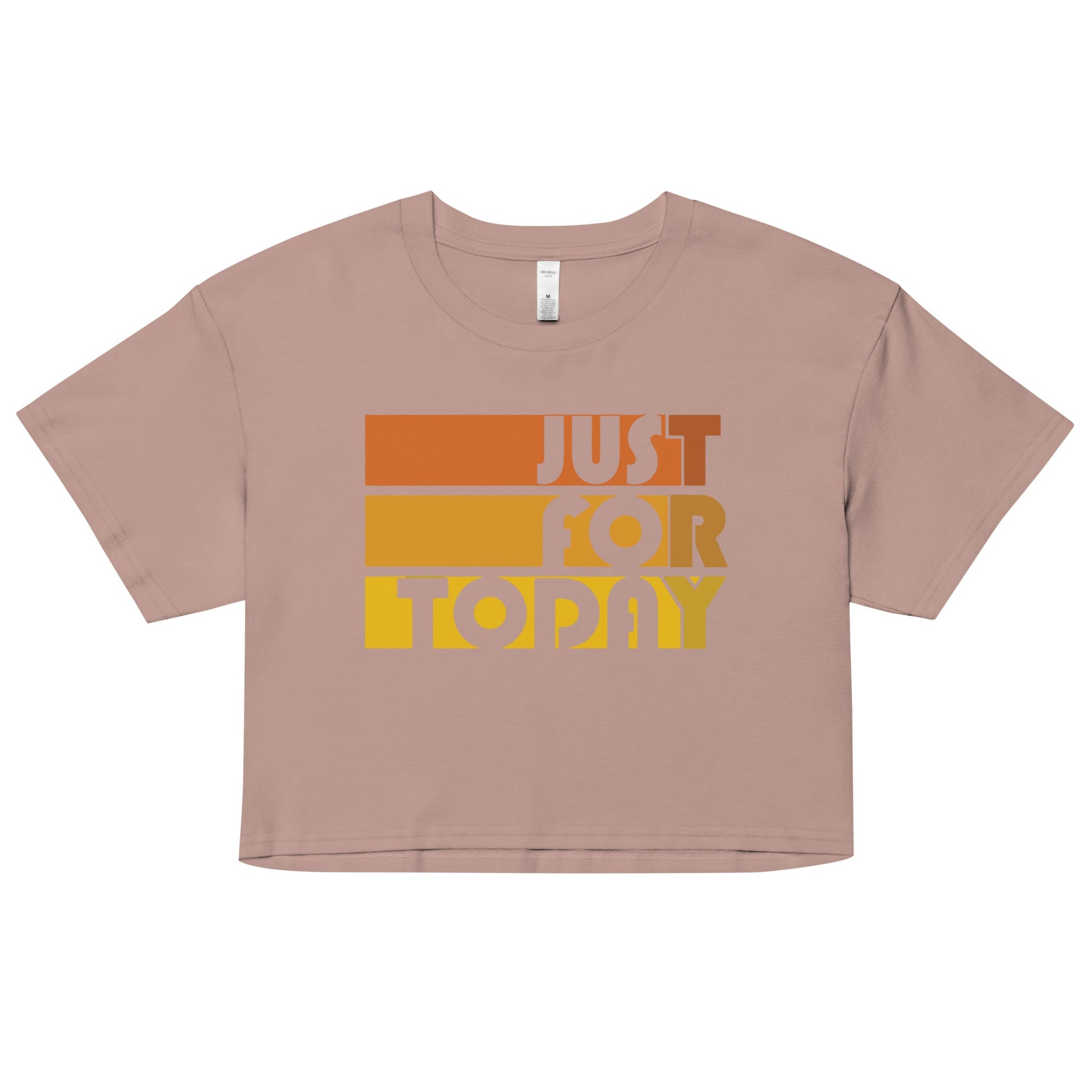 Just For Today Women’s Crop Top - Soberlands