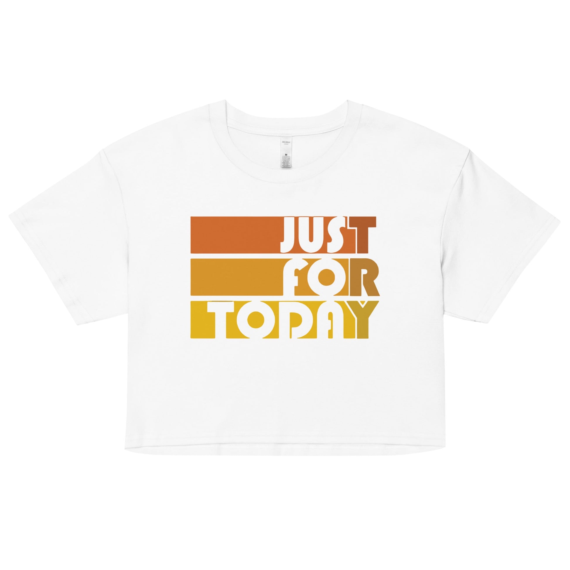 Just For Today Women’s Crop Top - Soberlands