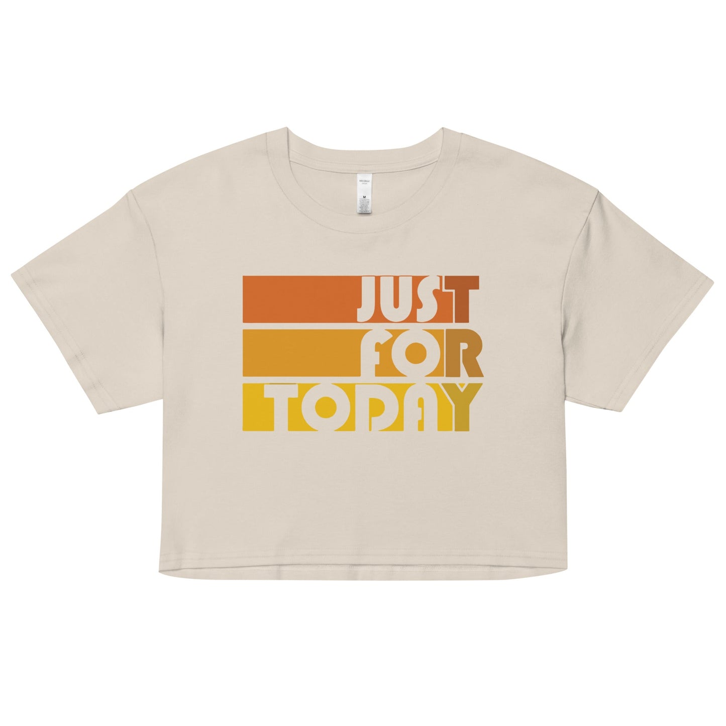 Just For Today Women’s Crop Top - Soberlands