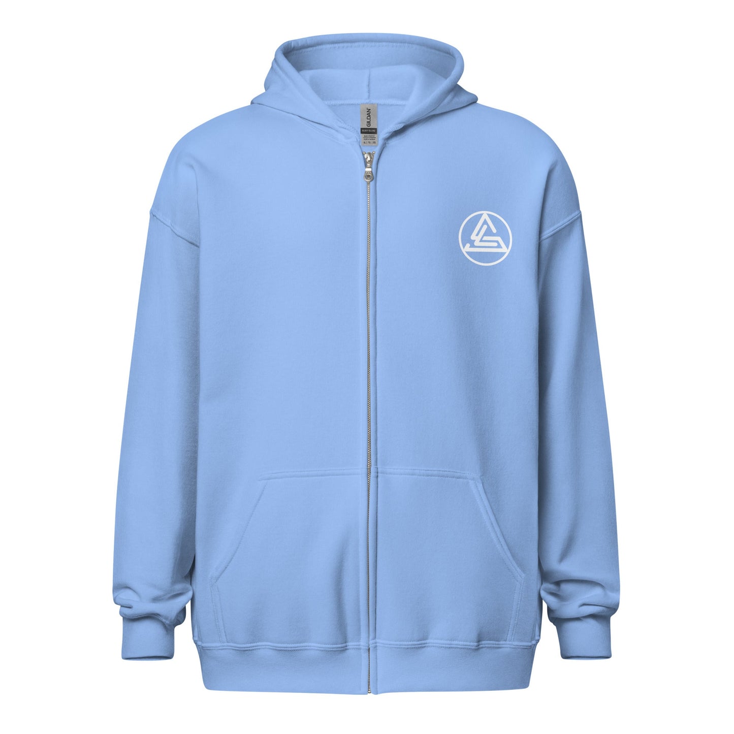 Keep Calm & Stay Sober (back print) Zip Hoodie - Soberlands
