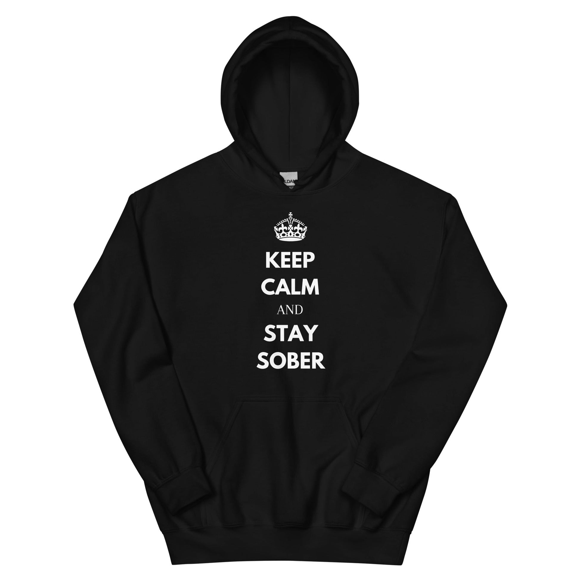 Keep Calm & Stay Sober Hoodie - Soberlands