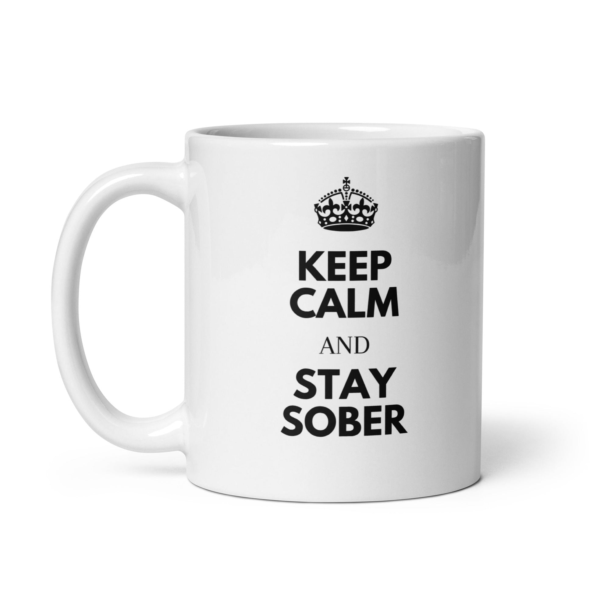 Keep Calm & Stay Sober Mug - Soberlands