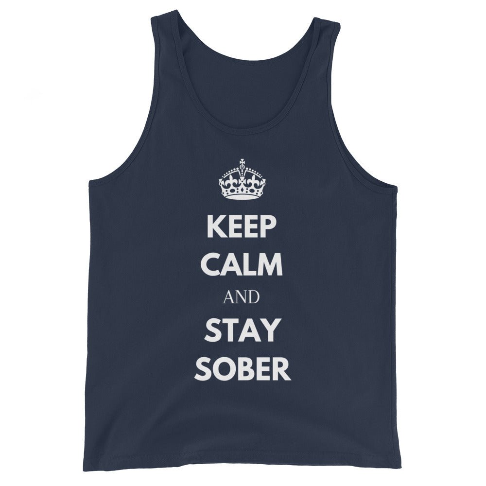 Keep Calm & Stay Sober Tank - Soberlands